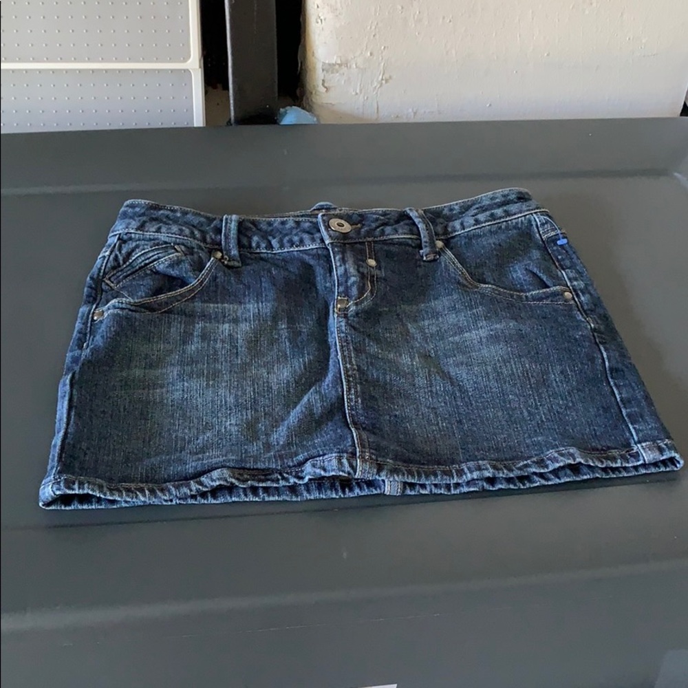 Zenadi Jeans Denim Blue Mini Skirt Size 5